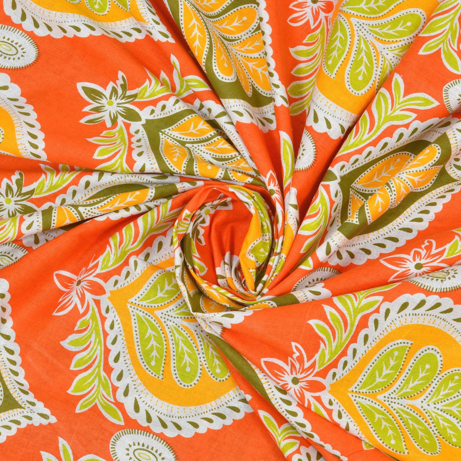 Rajasthani Traditionally Printed Cotton Doublebed Bedsheet With Pack of 2 Pillow Covers - Image 5