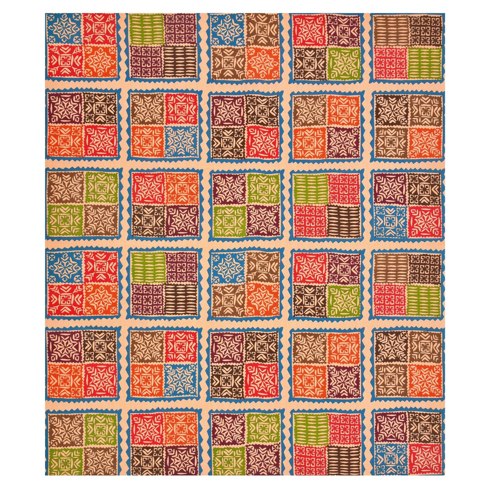Rajasthani Traditionally Printed Cotton Doublebed Bedsheet With Pack of 2 Pillow Covers - Image 3