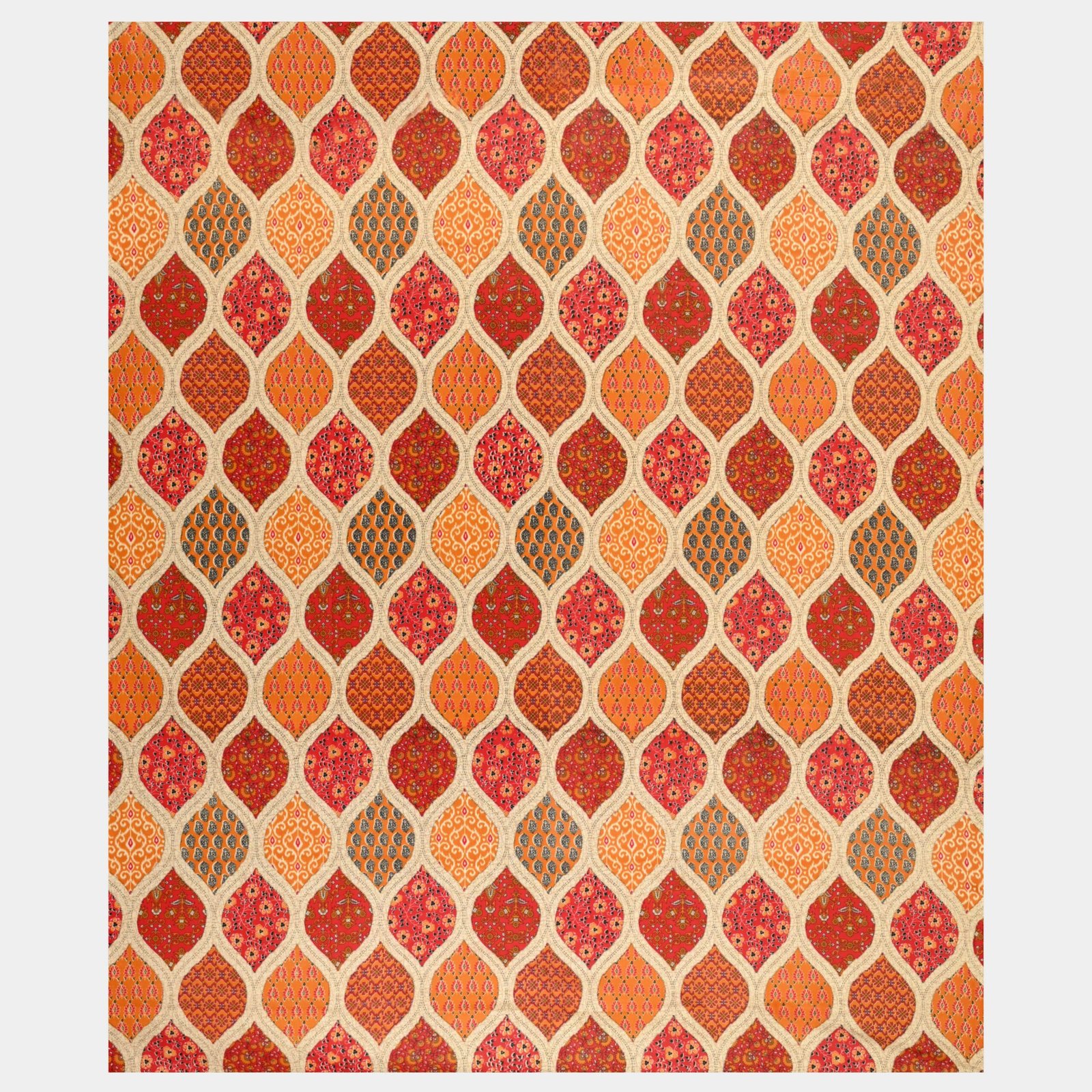 Rajasthani Traditionally Printed Cotton Doublebed Bedsheet With Pack of 2 Pillow Covers - Image 5