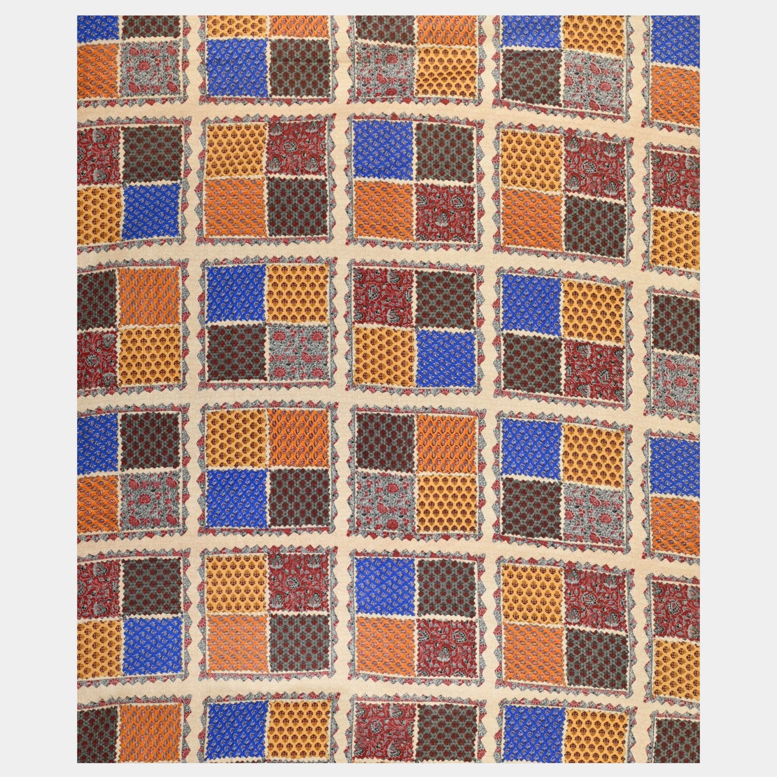 Rajasthani Traditionally Printed Cotton Doublebed Bedsheet With Pack of 2 Pillow Covers - Image 5