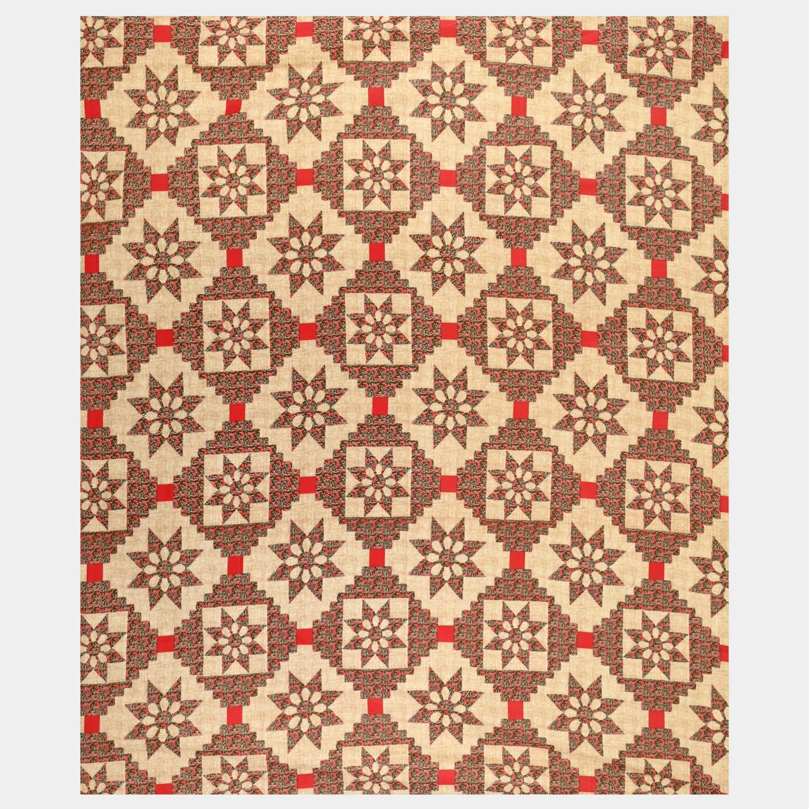 Rajasthani Traditionally Printed Cotton Doublebed Bedsheet With Pack of 2 Pillow Covers - Image 5