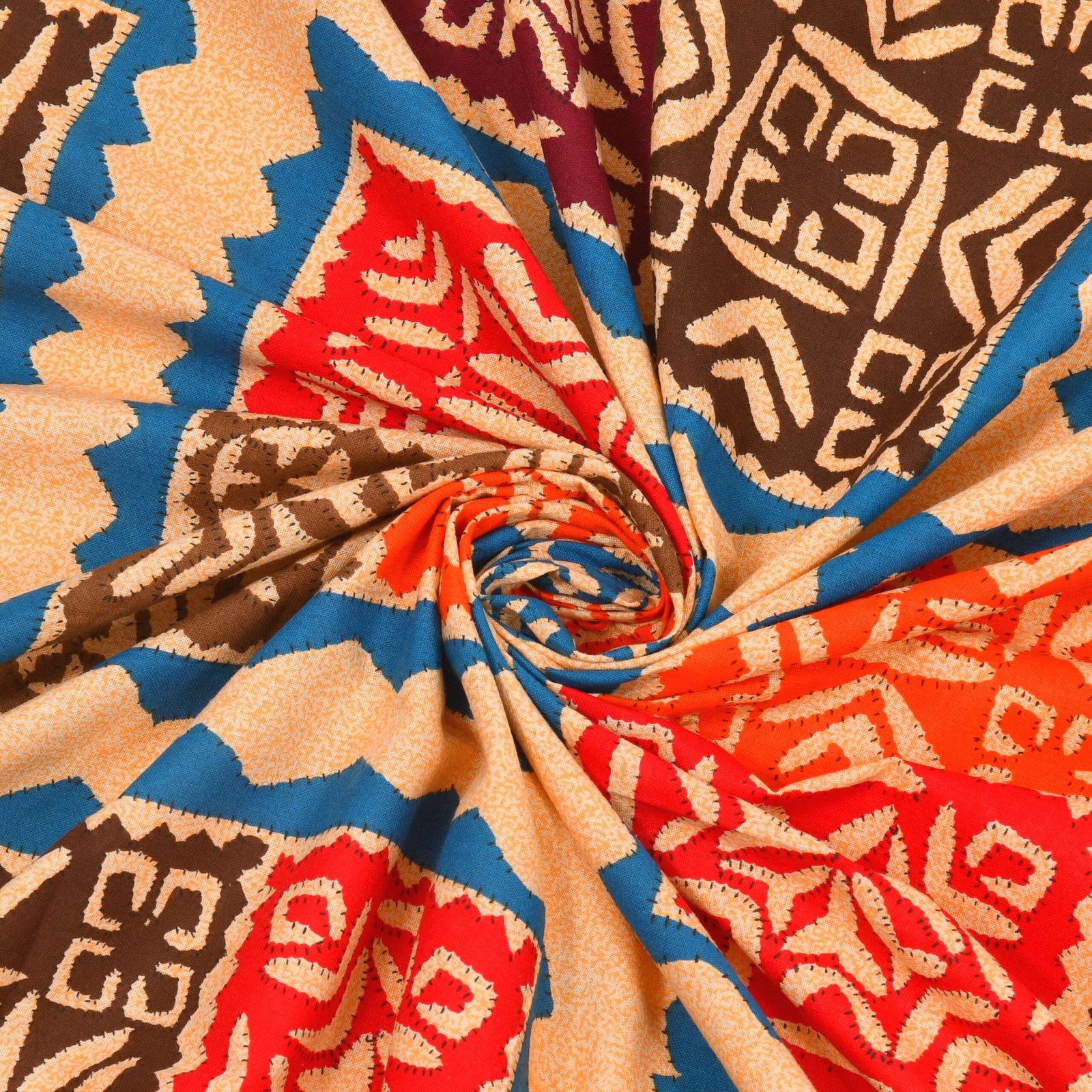 Rajasthani Traditionally Printed Cotton Doublebed Bedsheet With Pack of 2 Pillow Covers - Image 5